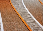 Мокетен килим ERIKA 8012 beige/orange елипса
